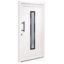 Voir la diapositive 2 : VIDAXL Porte d'entree Blanc 108x208 cm PVC