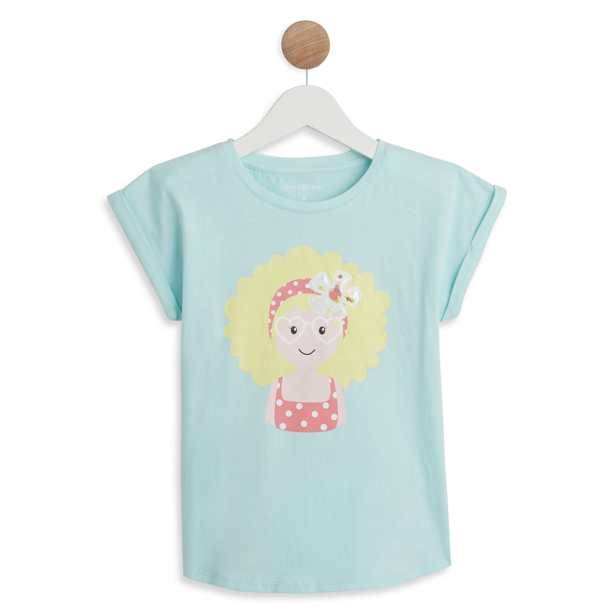 T-shirt Levi's à Manches Longues Pour Fille - Design Pailleté Batwing - Coupe Regular Et Confortable - 4
