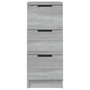 Voir la diapositive 6 : VIDAXL Buffet Sonoma gris 30x30x70 cm Bois d ingénierie