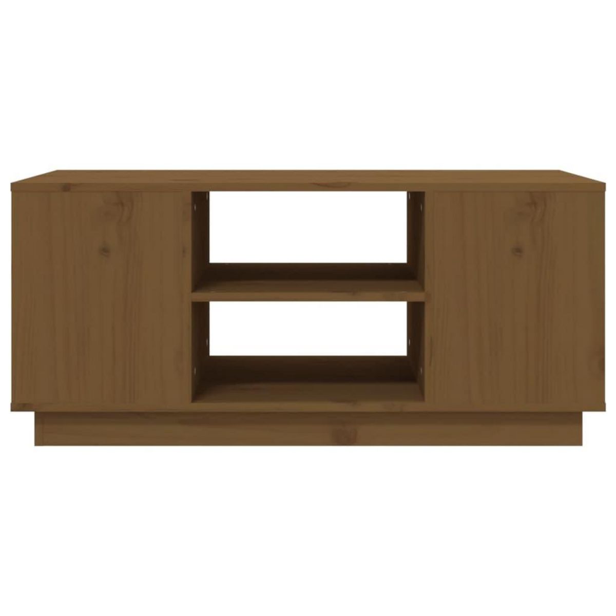 VIDAXL Table basse Marron miel 90x49x40,5 cm Bois massif de pin