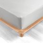Voir la diapositive 2 : Paris Prix Drap Housse  Percaline  180x200cm White