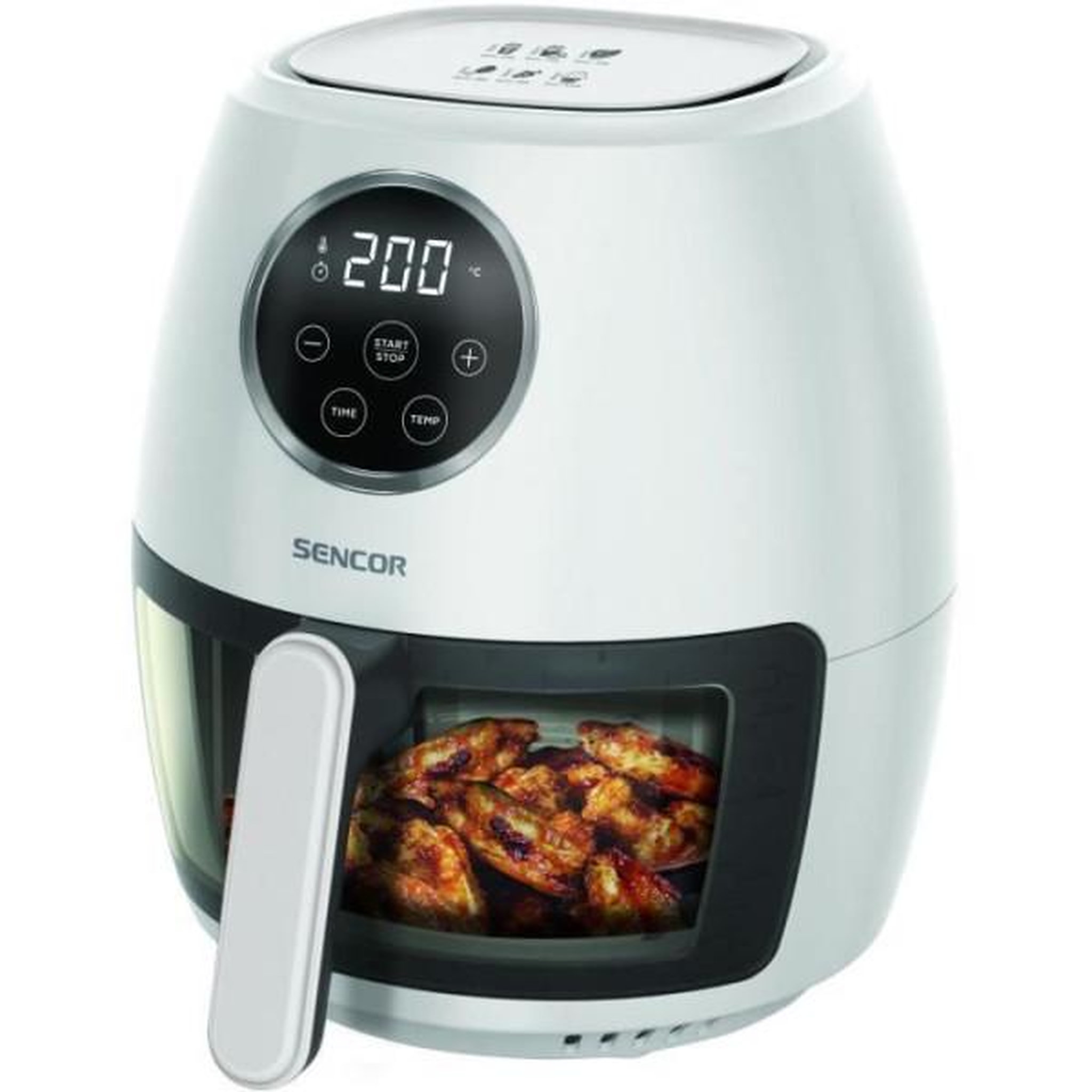 Voir la diapositive 3 : MARKET24 Friteuse Electrique Airfryer - SENCOR - SFR 5340WH - 1300 W - 3,5 L - Blanc