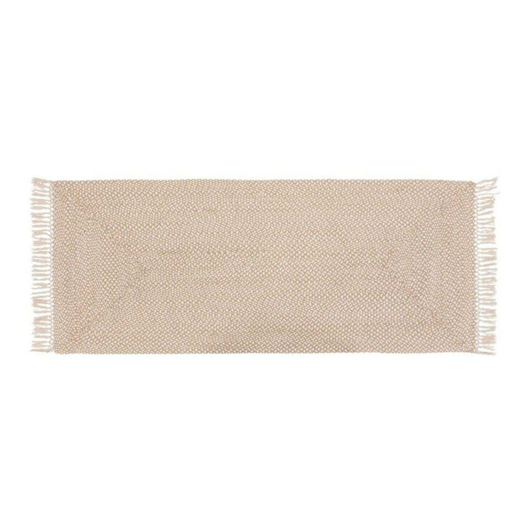 Voir la diapositive 1 : ATMOSPHERA Tapis de couloir  floral  80x200cm beige