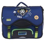 AUCHAN Cartable 41 cm bleu MODERN GAMING