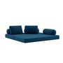 Voir la diapositive 6 : LISA DESIGN Lonny - canapé 3 places convertible en velours côtelé