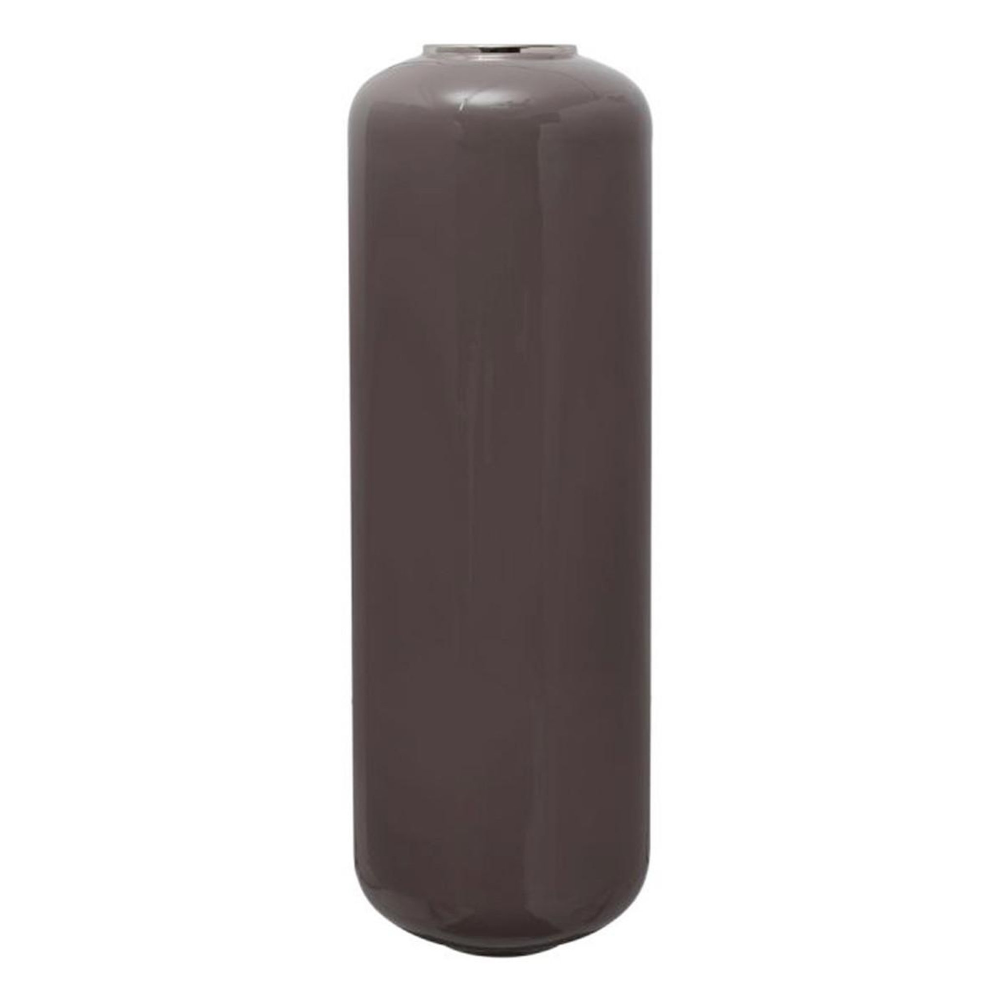 Paris Prix Vase rond design  touna  91cm gris & argent