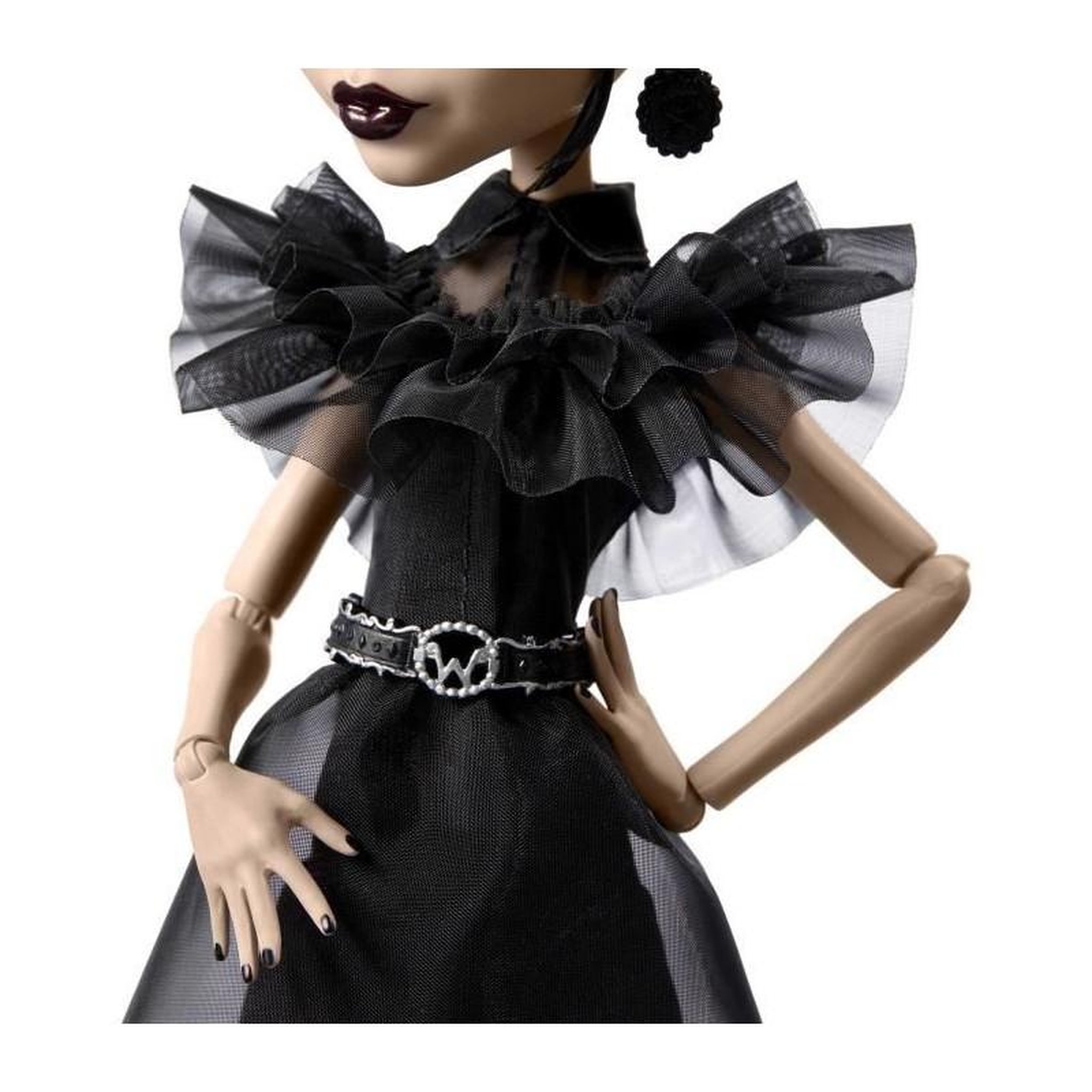 Voir la diapositive 6 : MONSTER HIGH Monster High-Mercredi Addams en Tenue de Bal-Poup?e - Monster High - HXJ03