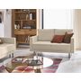 Voir la diapositive 1 : LISA DESIGN Charlie - canapé droit 2 places - en tissu velours relief