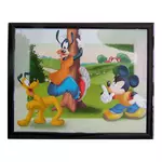DISNEY Tableau Mickey 20 x 25 cm Disney cadre enfant Pluto et Dingo