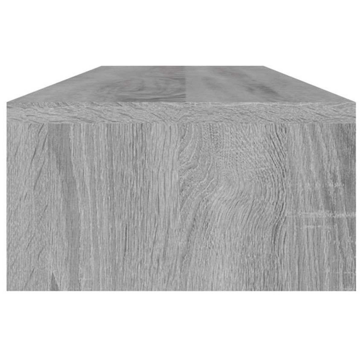 VIDAXL Support de moniteur Sonoma gris 100x24x13 cm Bois d ingénierie