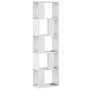 Voir la diapositive 2 : VIDAXL Bibliotheque 5 niveaux blanc 45x23,5x162,5 cm bois d'ingenierie