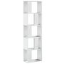 Voir la diapositive 2 : VIDAXL Bibliotheque 5 niveaux blanc 45x23,5x162,5 cm bois d'ingenierie