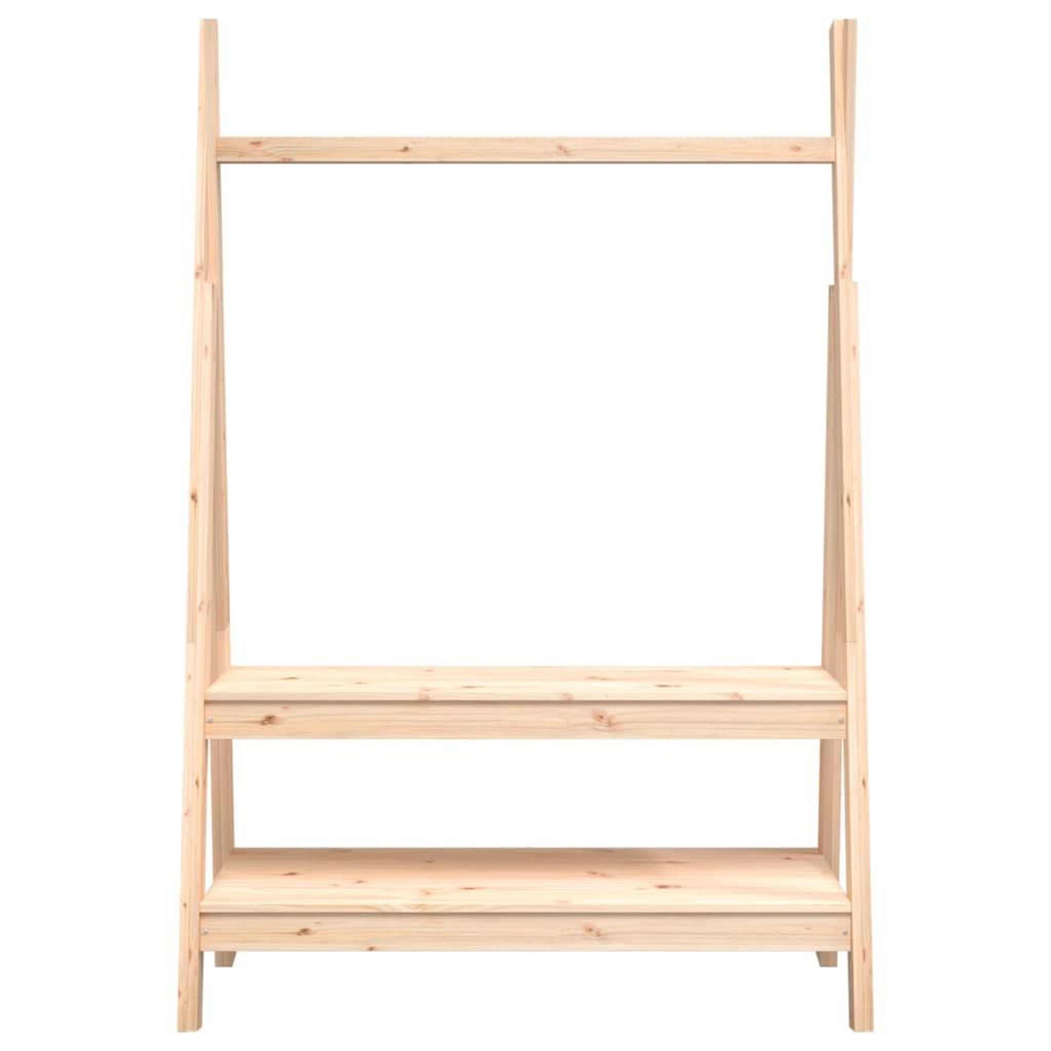 Voir la diapositive 5 : VIDAXL Porte-vetements 100x45,5x150 cm Bois de pin massif