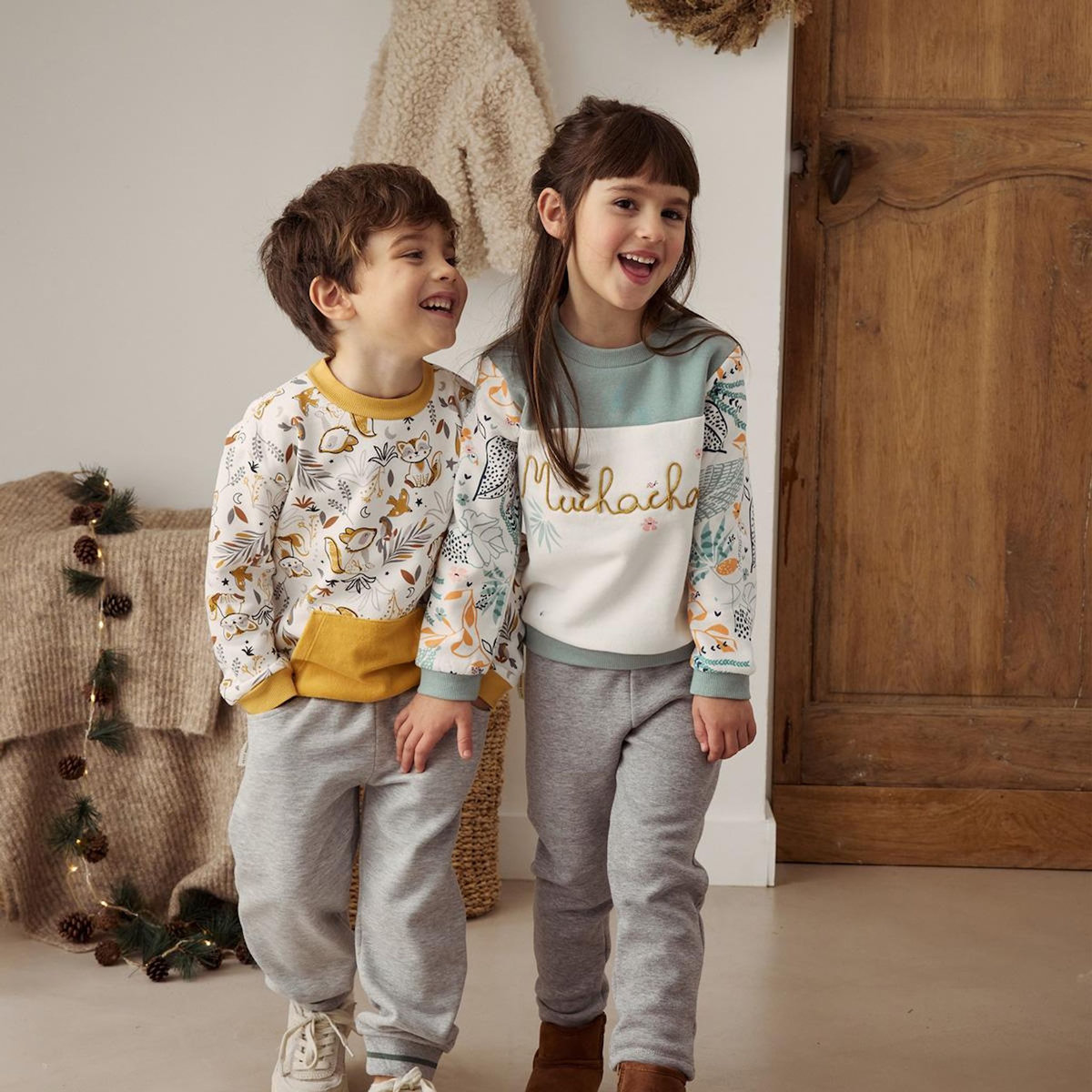 Petit Béguin Sweat-shirt enfant en molleton Holamuchacha