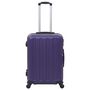 Voir la diapositive 3 : VIDAXL Valise rigide 3 pcs Violet ABS