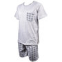 Voir la diapositive 2 : OZABI Pyjama Court Homme ECO HOMEWEAR