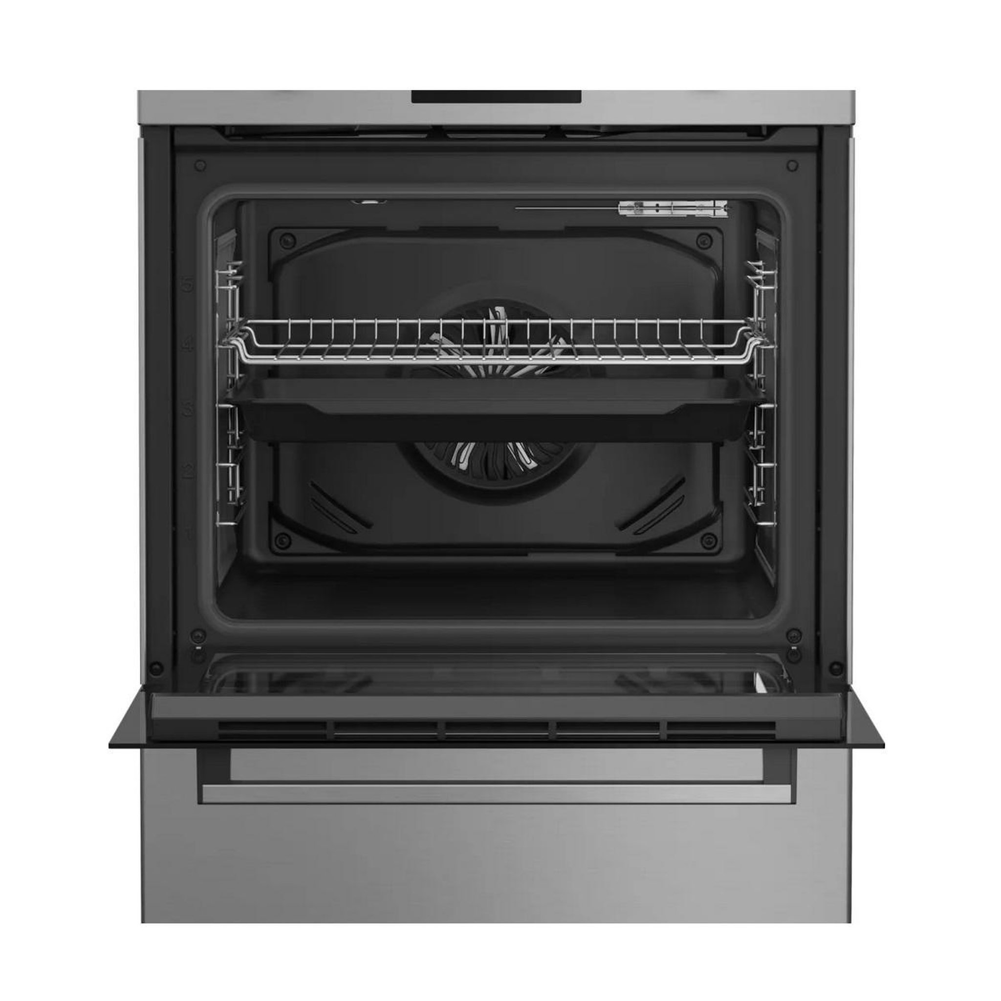 Voir la diapositive 3 : Beko Cuisinière induction 72l 3 foyers inox - fbe68314mxc