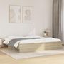 Voir la diapositive 1 : VIDAXL Cadre de lit sans matelas chene sonoma 200x200 cm