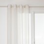 Voir la diapositive 1 : ATMOSPHERA Rideau Voilage à Œillets  Haya  140x240cm Blanc