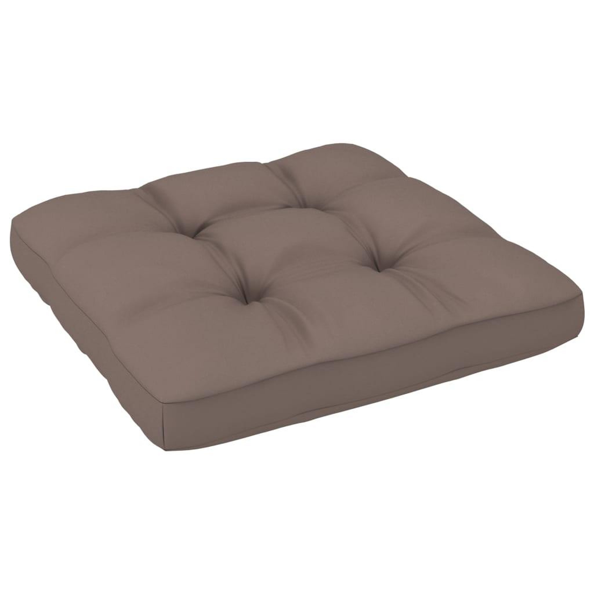 Voir la diapositive 3 : VIDAXL Salon de jardin palette 4pcs avec coussins Pin impregne de gris