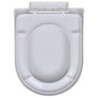 Voir la diapositive 4 : VIDAXL Sieges de toilette avec couvercles 2 pcs Plastique Blanc