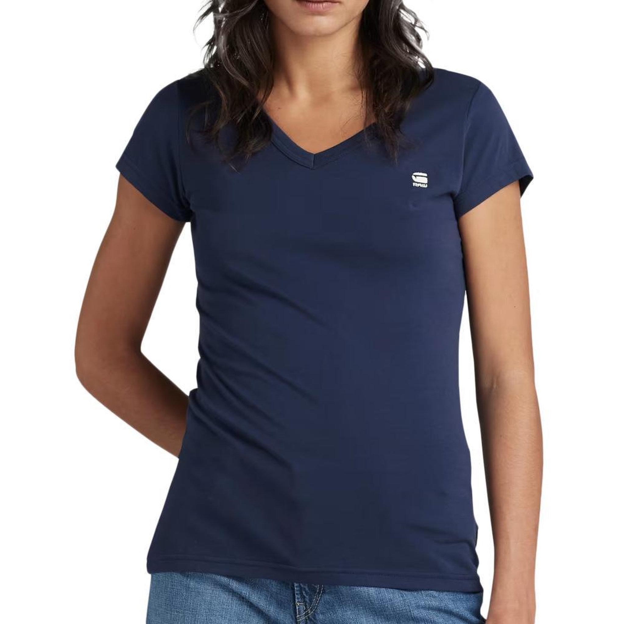 G-Star Raw T-shirt Marine Femme G-Star Raw Eyben D21314. Coloris disponibles : Bleu