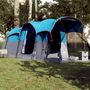 Voir la diapositive 3 : VIDAXL Tente familiale tunnel 8 personnes bleu impermeable