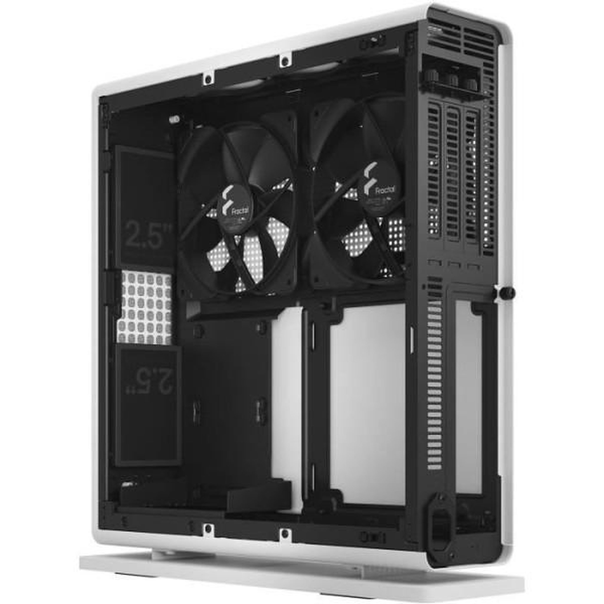 Voir la diapositive 6 : Fractal Design Boîtier Mini Tour - FRACTAL DESIGN - Ridge White mITX - PCIe 4.0 - Blanc