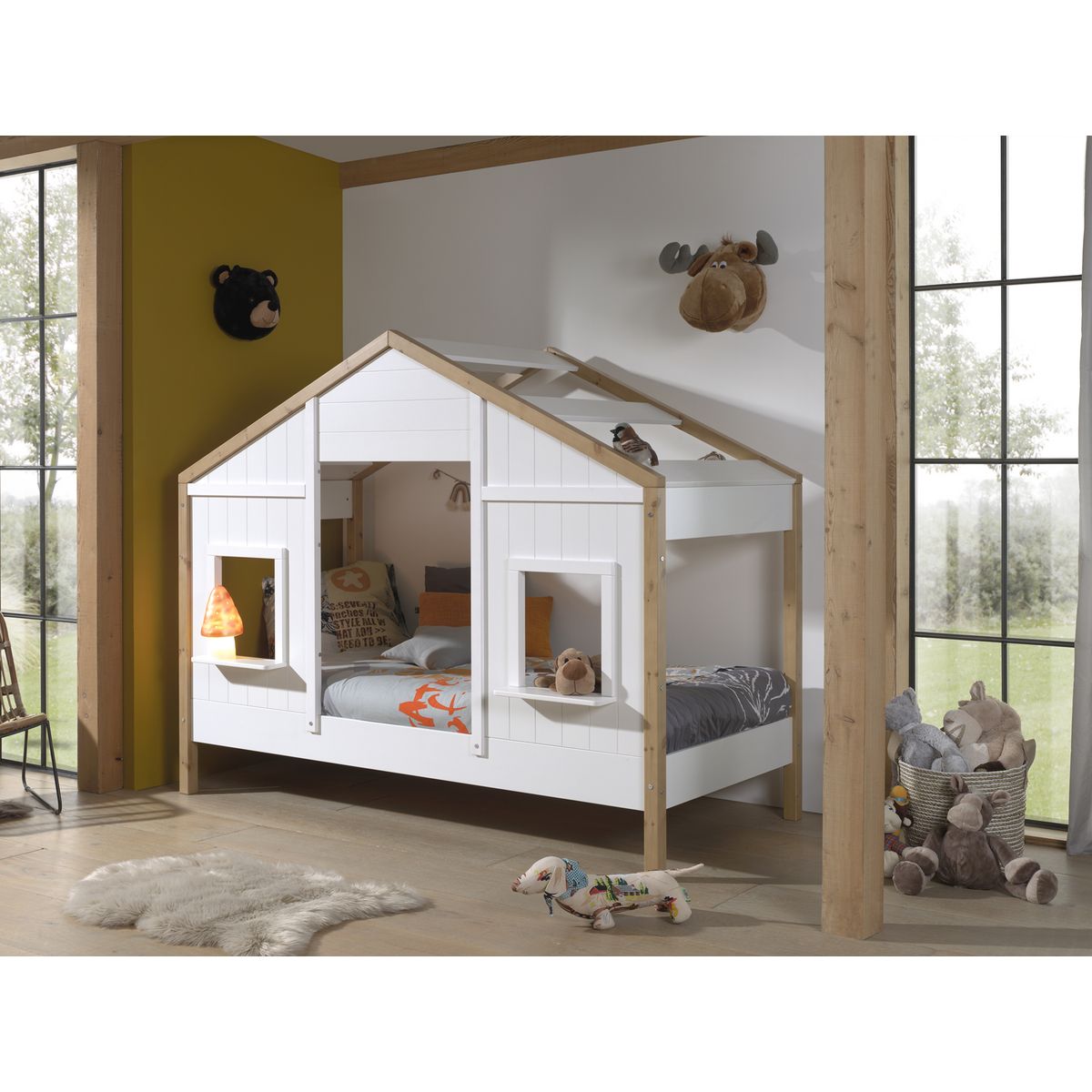 Lit cabane 90x200cm JOEY