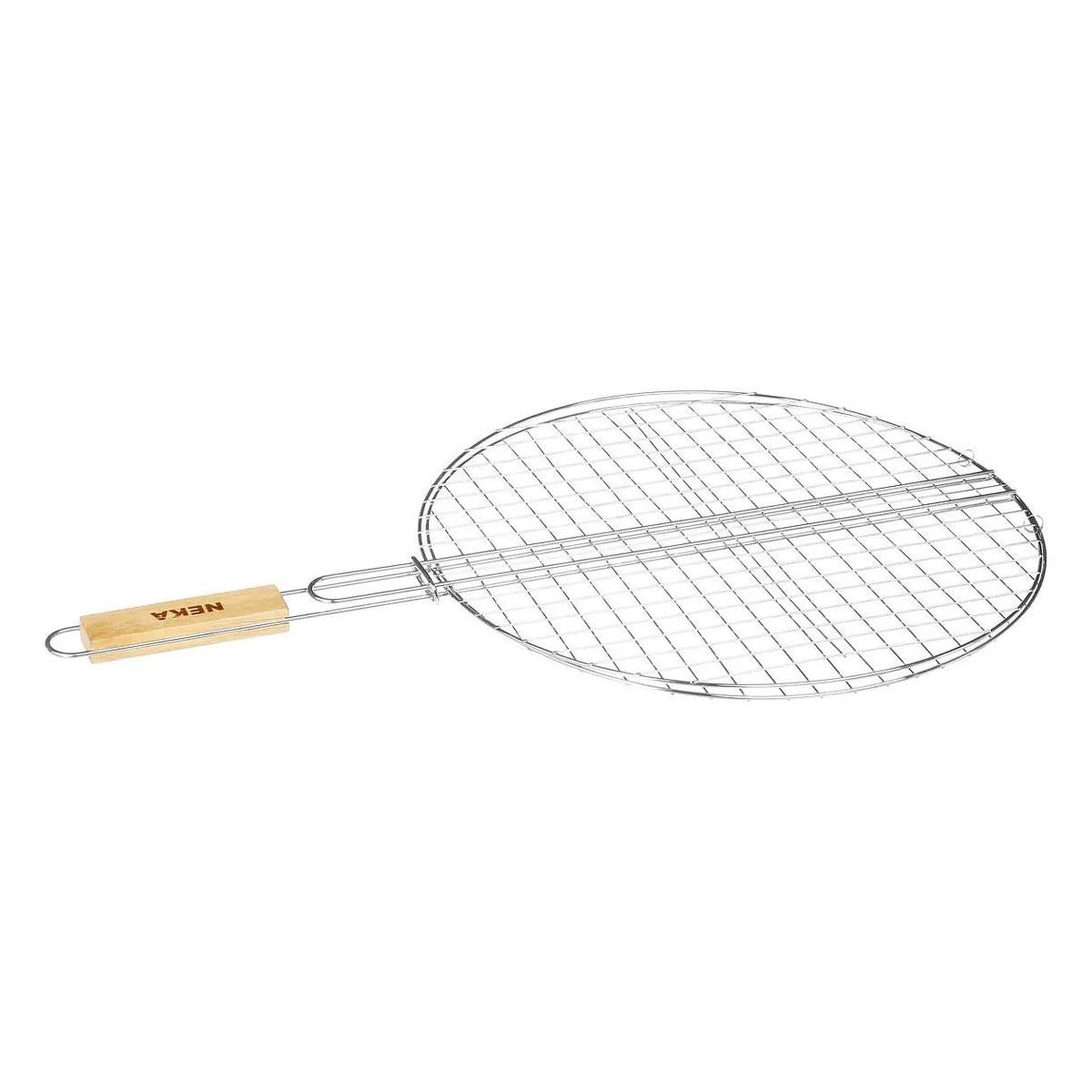 NEKA Double grille barbecue ronde  summer  40cm chrome