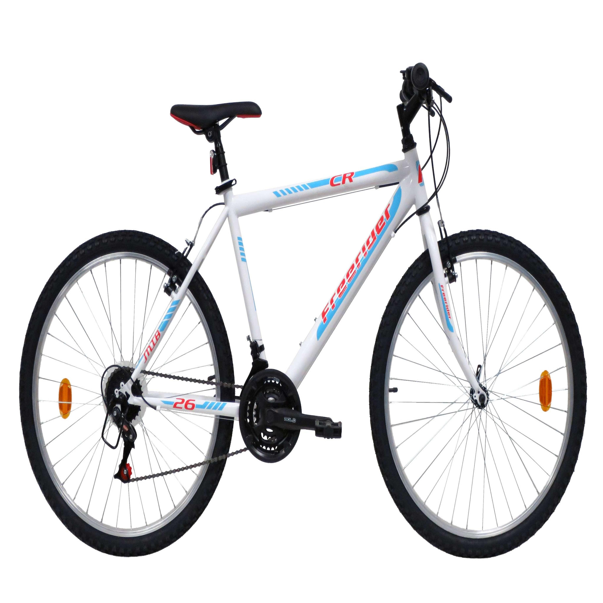 FREERIDER Vélo VTT 26'' Rigide Homme   CR/Freerider   cadre acier rigide    - 18 vitesses - Freins V-Brake & Jantes en aluminium