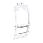 Wenko Etagère de douche universelle Urtop - L. 26 x l. 54,5 cm - Blanc