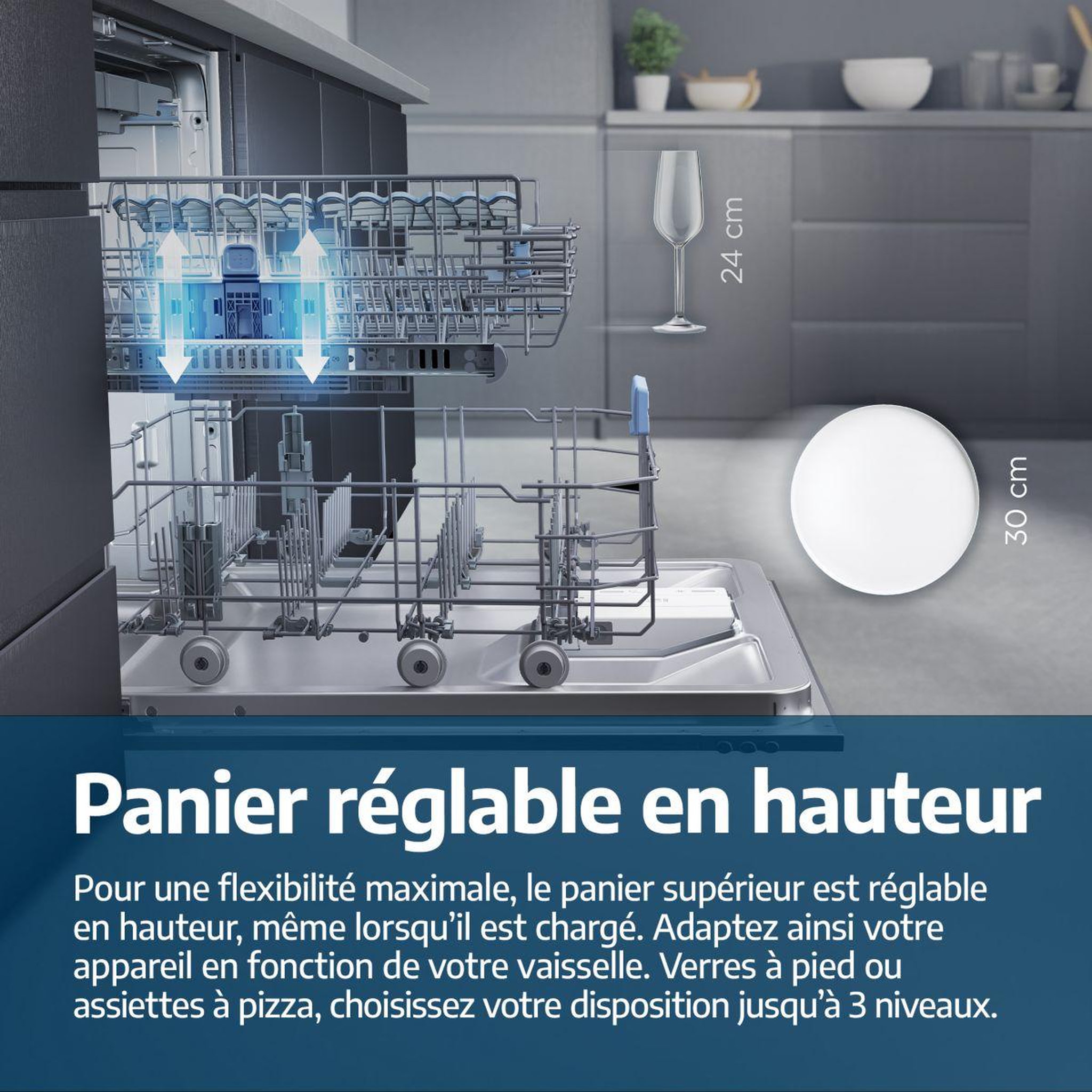 Voir la diapositive 3 : Beko Lave vaisselle 60 cm bdfn26441g