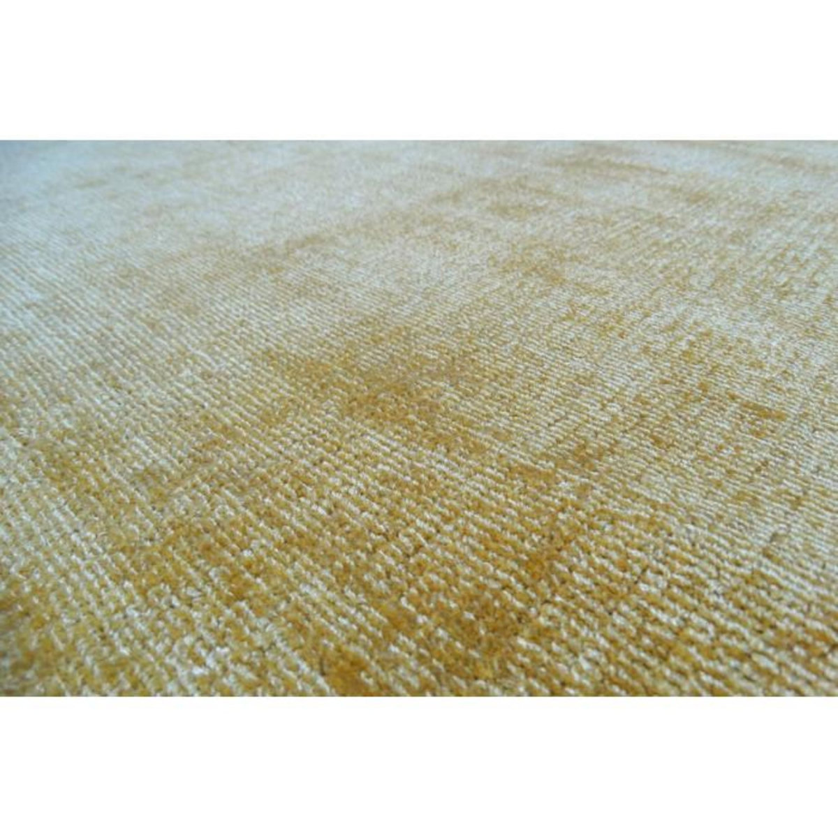 Paris Prix Tapis à Poils Courts Fait Main  Luxury I  Jaune