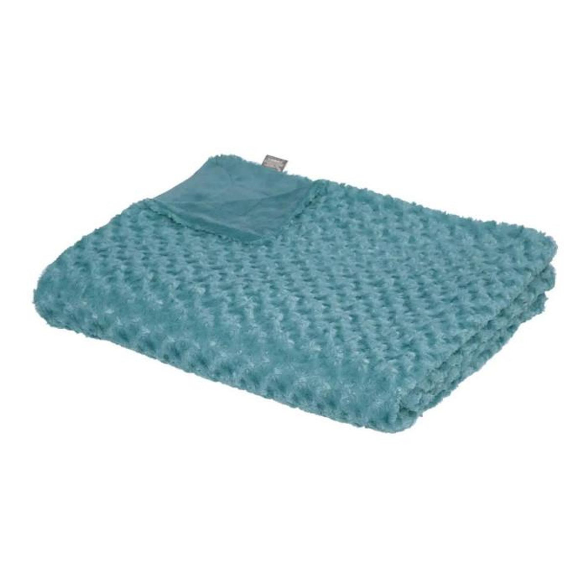 ATMOSPHERA Plaid Imitation Fourrure  Bouclée  180x230cm Orage