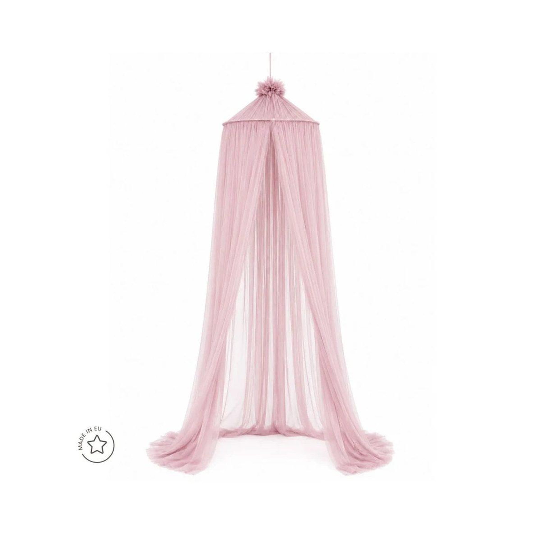 WALDIN Ciel de lit en tulle à fixer au plafond - rose