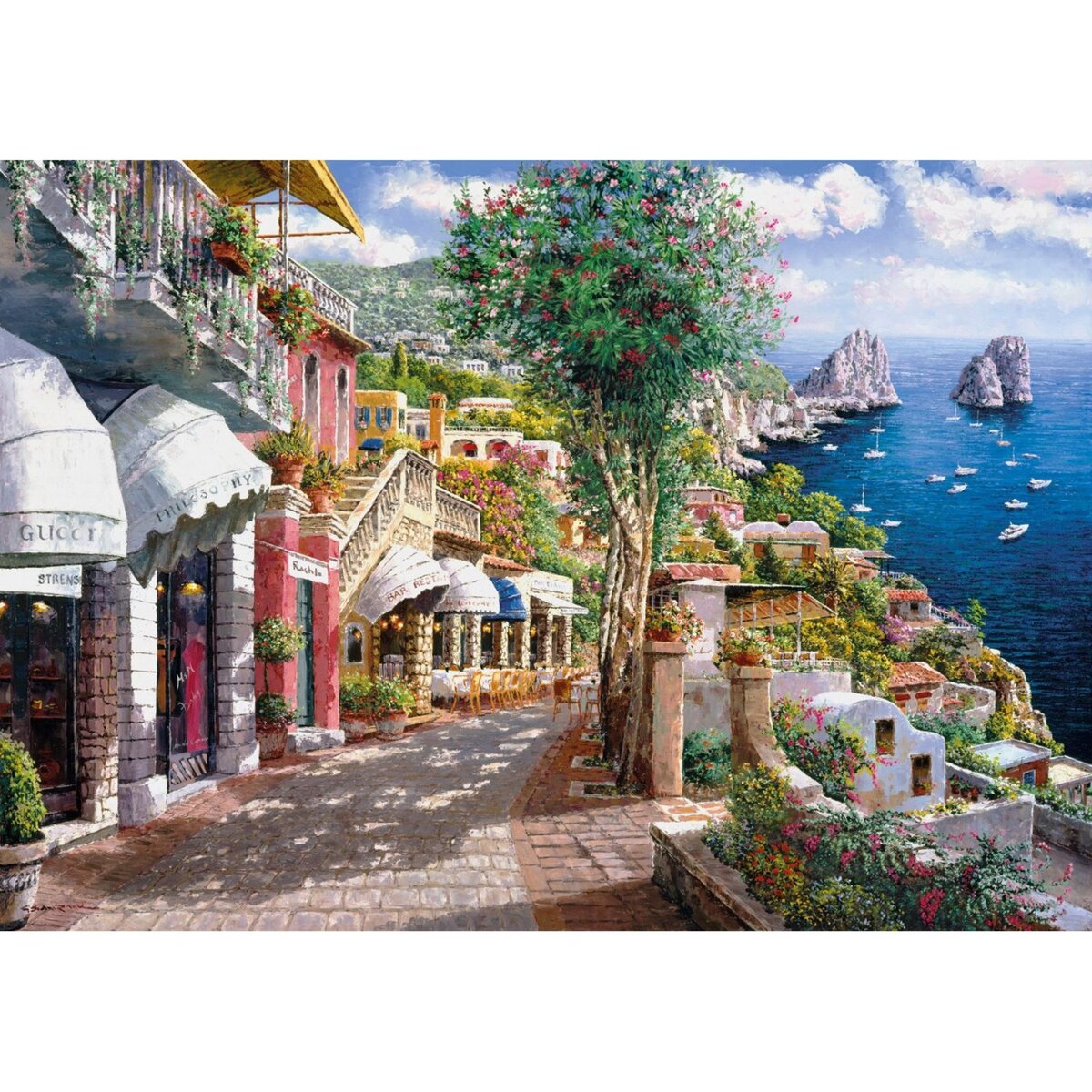 CLEMENTONI Puzzle 1000 pièces : Capri, Italie pas cher 