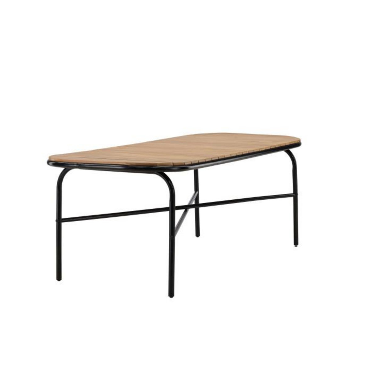 Paris Prix Table de Jardin en Bois  Holmbeck  200cm Naturel