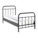 Paris Prix Lit Enfant Métal  New York  90x200cm Noir