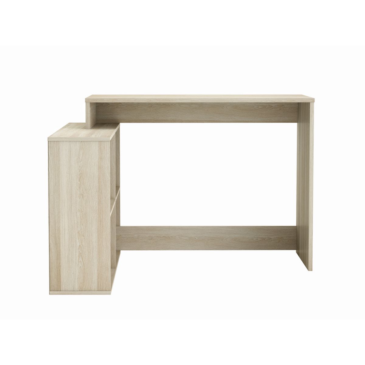 Bureau d'angle droit ou gauche avec rangements L112cm MAX
