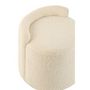 Voir la diapositive 5 : Paris Prix Pouf Design Bouclette  Teddy  40cm Beige