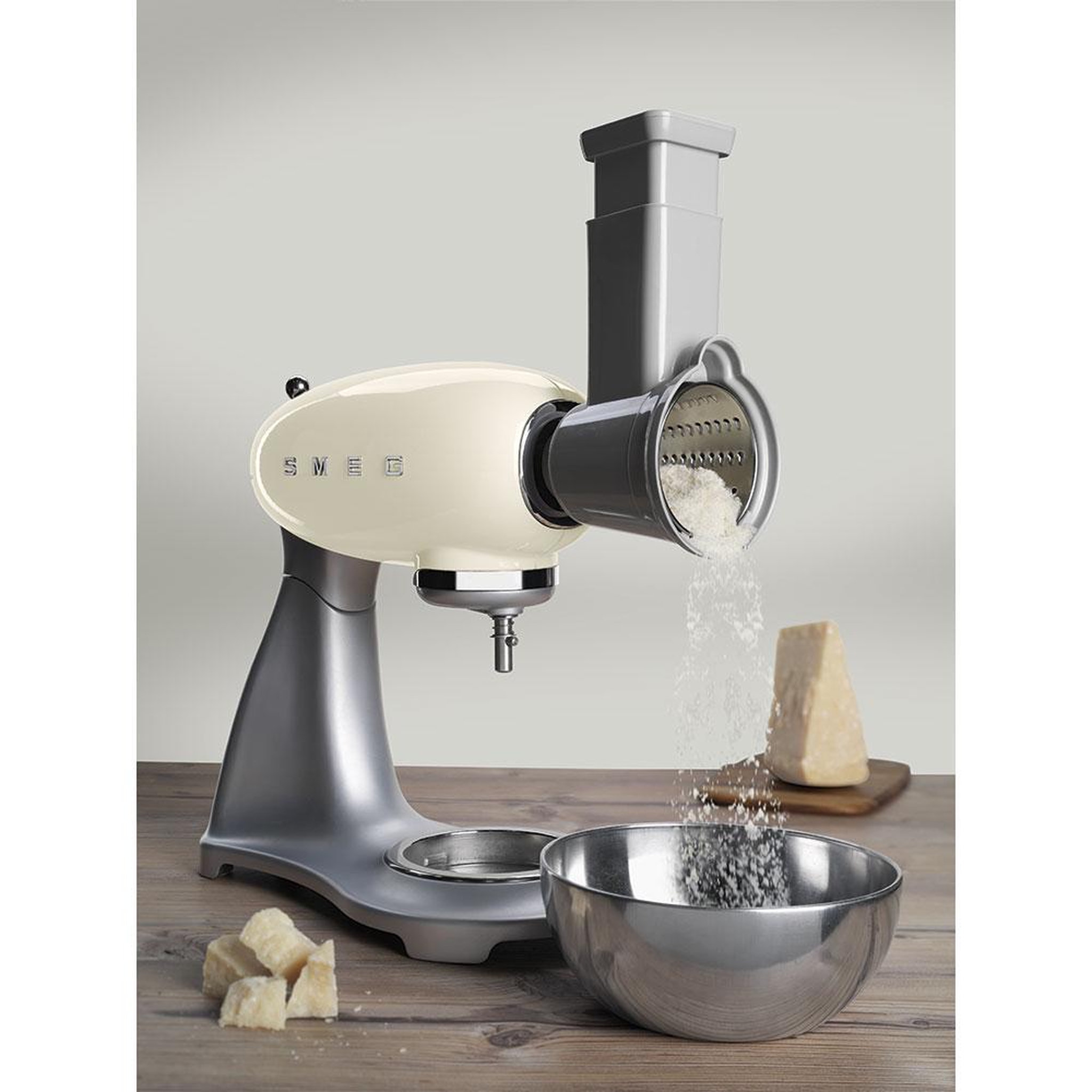 Voir la diapositive 2 : SMEG Râpe smsg01 trancheur rapeur pour smf01/02/03