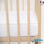 Voir la diapositive 3 : MARKET24 Yoopidoo - Matelas Bébé Climatisé - 60x120 cm - 1 face Été fraîche / 1 face Hiver ouatinée - Sans Traitement chimique
