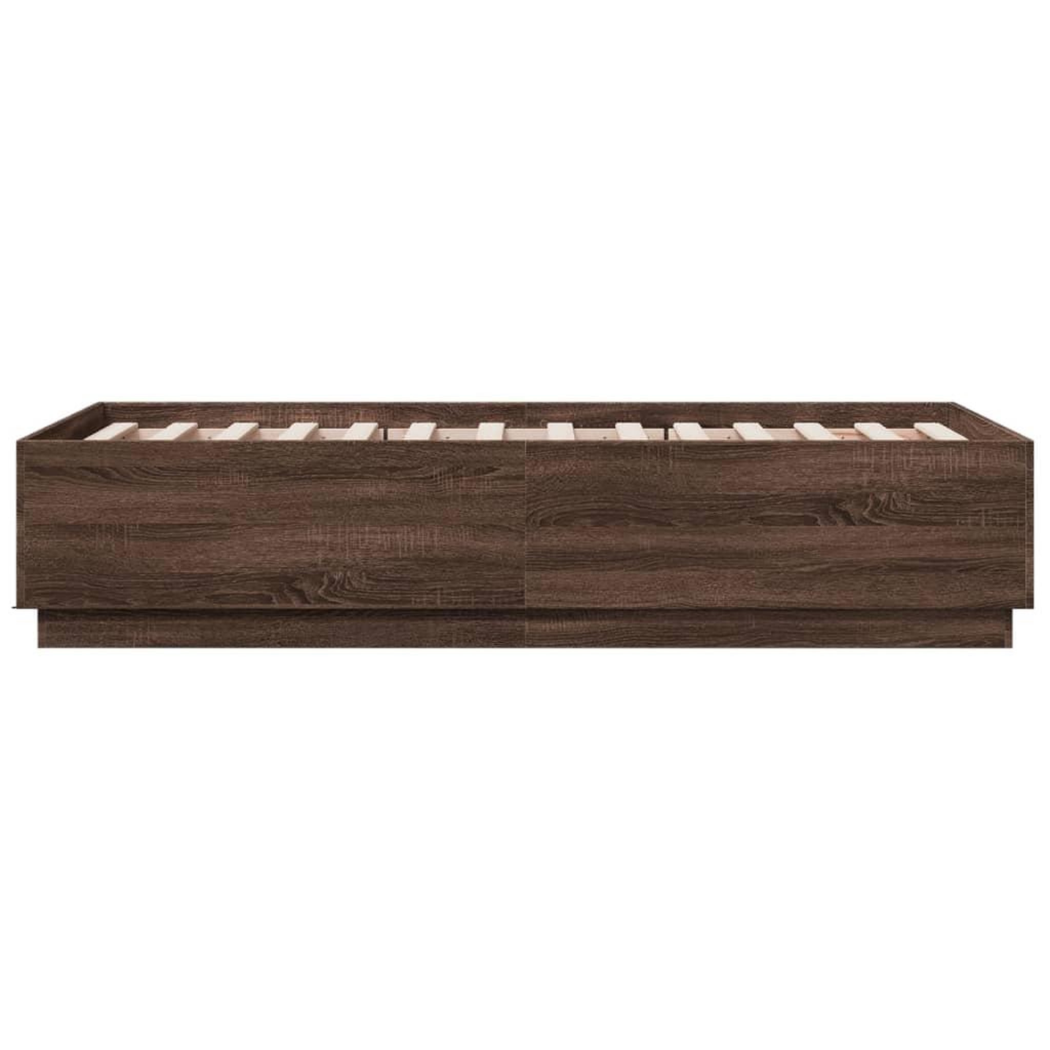 Voir la diapositive 5 : VIDAXL Cadre de lit sans matelas chene marron 90x190 cm