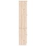 Voir la diapositive 5 : VIDAXL Vitrine en verre ALTA 77x35x186,5 cm bois de pin massif