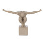 Voir la diapositive 1 : Paris Prix Statuette Déco sur Socle  Athlète  32cm Beige