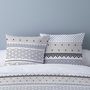 Voir la diapositive 2 : Dourev Housse de couette 240x220 OLGA + 2 taies 100% coton