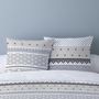 Voir la diapositive 2 : Dourev Housse de couette 240x220 OLGA + 2 taies 100% coton