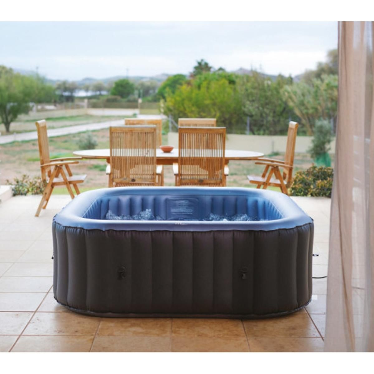 MSpa Spa gonflable carré 6 places - 0825