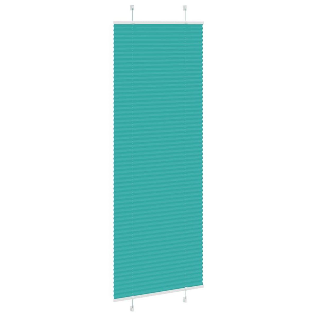 VIDAXL Store plisse vert petrole 75x200 cm largeur du tissu 74,4 cm